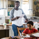 Kofi Siriboe as Ralph Angel and Ethan Hutchinson as his son, Blue, in Queen Sugar
OWN